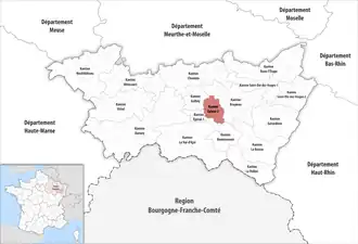 Locatie van het kanton