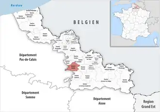 Locatie van het kanton