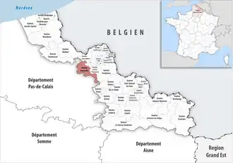 Locatie van het kanton