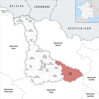 Locatie van het kanton