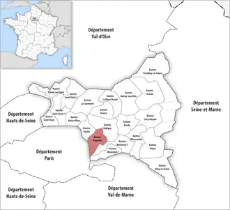 Locatie van het kanton