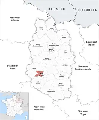 Locatie van het kanton