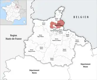 Locatie van het kanton