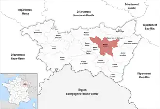 Locatie van het kanton