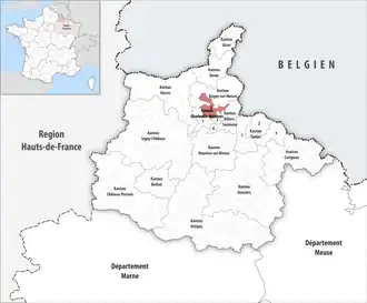 Locatie van het kanton