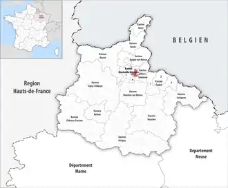 Locatie van het kanton