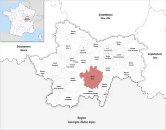 Locatie van het kanton