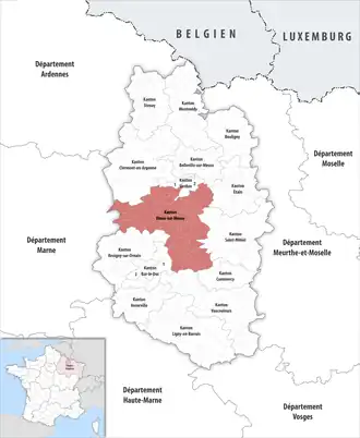 Locatie van het kanton