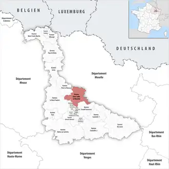 Locatie van het kanton