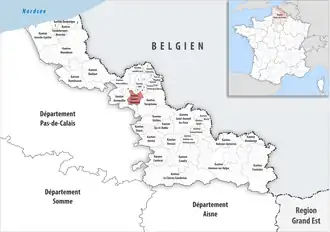 Locatie van het kanton