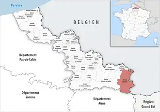 Locatie van het kanton