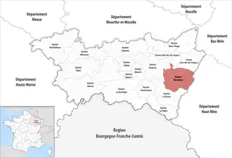 Locatie van het kanton