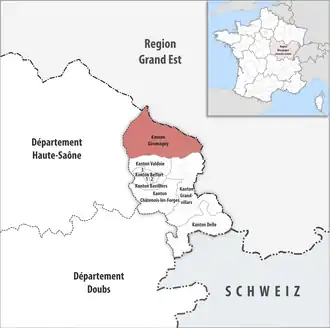 Locatie van het kanton