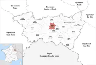 Locatie van het kanton