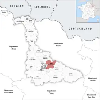 Locatie van het kanton