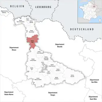 Locatie van het kanton