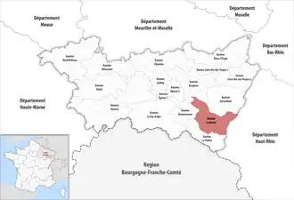 Locatie van het kanton