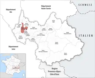 Locatie van het kanton