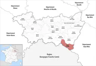 Locatie van het kanton