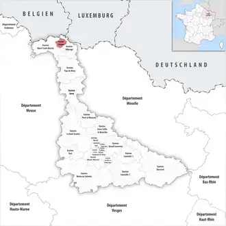 Locatie van het kanton