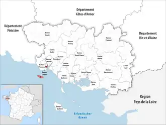 Locatie van het kanton