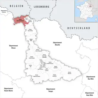 Locatie van het kanton