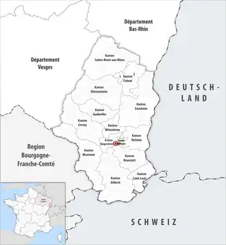 Locatie van het kanton