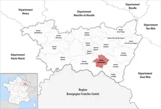 Locatie van het kanton