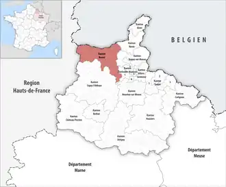 Locatie van het kanton