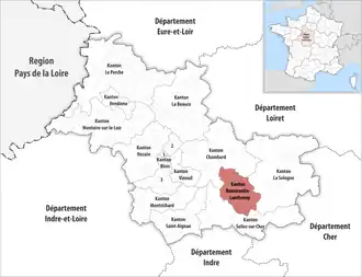 Locatie van het kanton