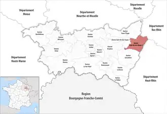 Locatie van het kanton