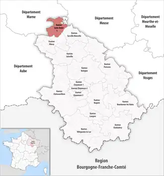 Locatie van het kanton