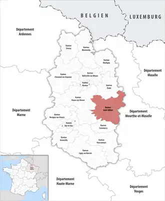 Locatie van het kanton