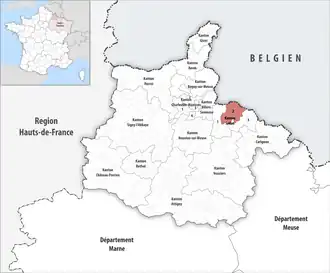 Locatie van het kanton