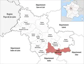 Locatie van het kanton