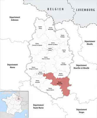 Locatie van het kanton