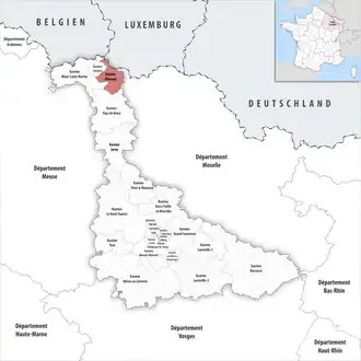 Locatie van het kanton