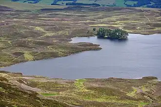 Loch Derculich, ten noorden van Aberfeldy