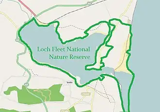 Kaart van het natuurreservaat