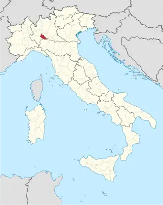 Kaart met ligging provincie