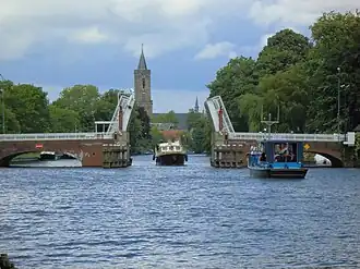 De Cronenburgherbrug over de Vecht