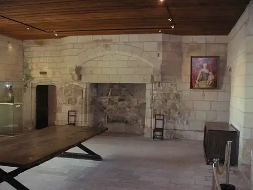 Interieur van de koninklijke verblijven