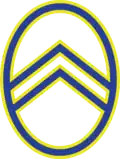 Citroën-logo van 1919 tot 1921.