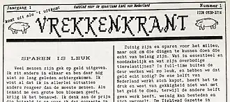 Voorpagina van het eerste nummer