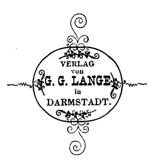 Logo Gustav Georg Lange Darmstadt