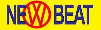 Logo van new beat zoals dat in het tijdschrift Fabiola werd gebruikt