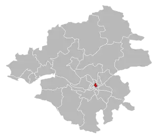 Locatie van het kanton