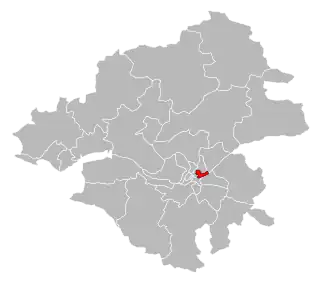 Locatie van het kanton