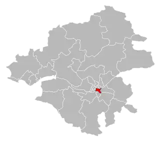 Locatie van het kanton