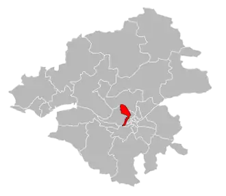 Locatie van het kanton